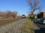 Amtrak train 63, the westbound Maple Leaf, at Bergen, NY